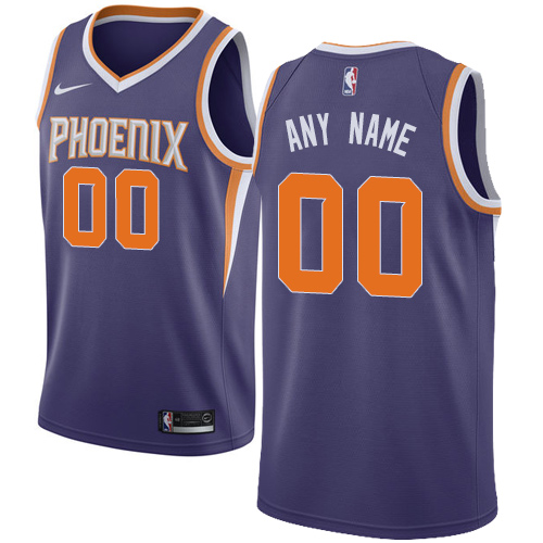 Men's Nike Suns Personalized Swingman Purple NBA Icon Edition Jersey ...