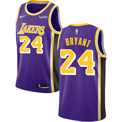 Nike Lakers #24 Kobe Bryant Purple NBA Swingman Statement ...